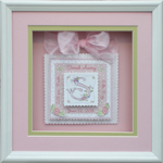 Shadow Boxes - Monogrammed Flower